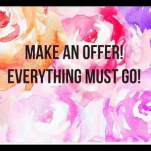 All offers welcome!